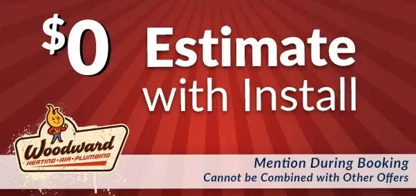 $0 estimate with install woodward